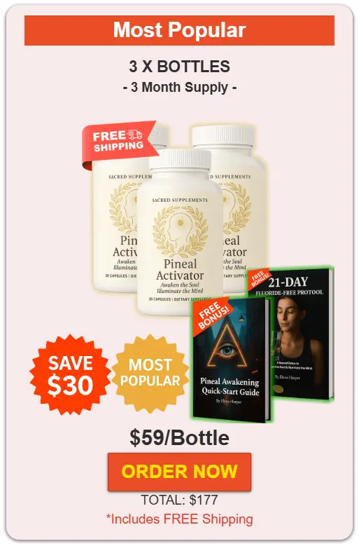 Pineal Activator 3 Bottle Pricing